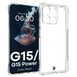 CASE BIZON SALPA MOTO G15 CLEAR