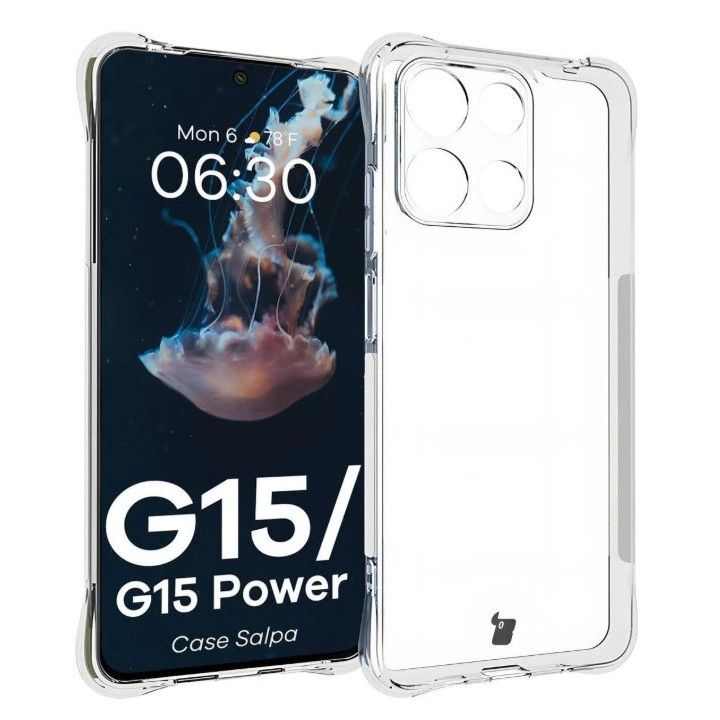 CASE BIZON SALPA MOTO G15 CLEAR