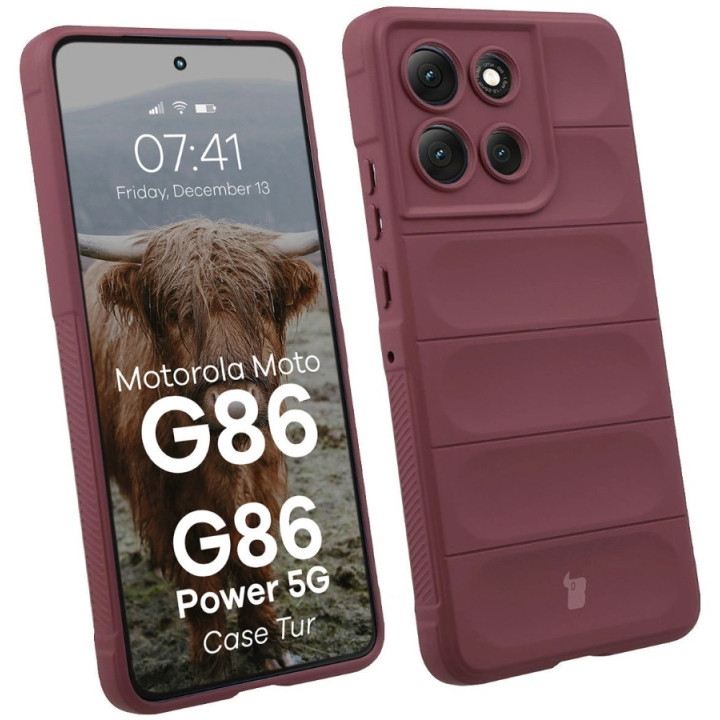 CASE BIZON TUR MOTO G86 G86 POWER PURPLE