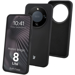 CASE BIZON SOFT HONOR MAGIC 8 LITE BLACK