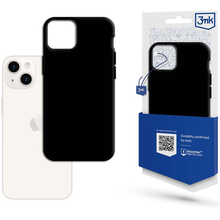 3MK MATT CASE IPHONE 15 BLACK