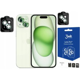 3MK LENS PRO APARAT IPHONE 15 GREEN
