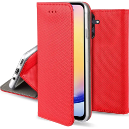 FLIP BOOK SAM GALAXY A25 A24 M34 RED