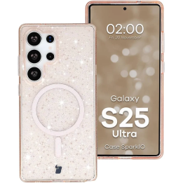 CASE BIZON SparklO SAM GALAXY S25 BLING PEACH