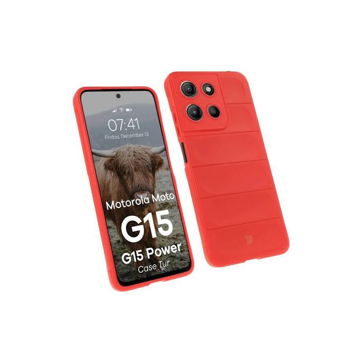 CASE BIZON TUR MOTO G15 RED