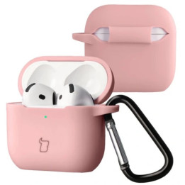 CASE SILICON BIZON APPLE AIRPODS 4 PINK