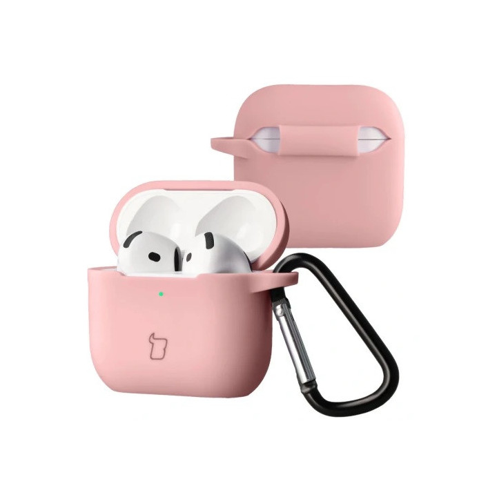 CASE SILICON BIZON APPLE AIRPODS 4 PINK