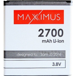 BATERIA MAXXIMUS SAM J3 2016 GRAND PRIME J5 2700MA