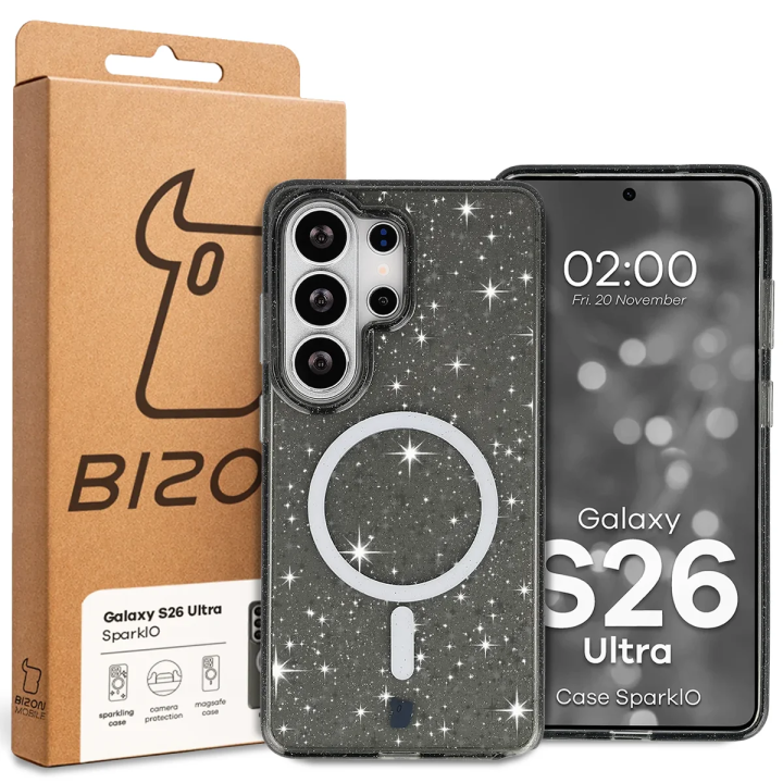 CASE BIZON SparklO SAM GALAXY S26 ULTRA BLACK