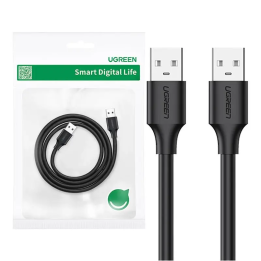 PRZEDŁUŻACZ KABLA UGREEN USB-A DO USB-A 1M BLACK