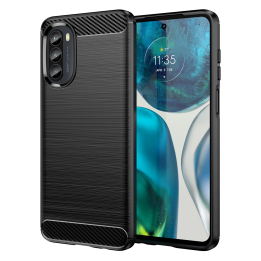 CASE TECH CARBON MOTO G52 G82 BLACK