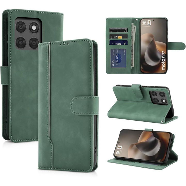 FLIP BOOK NEXERI MOTO G77 GREEN