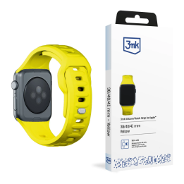 PASEK SILICON APPLE WATCH 38 40 41 42 MM YELLOW