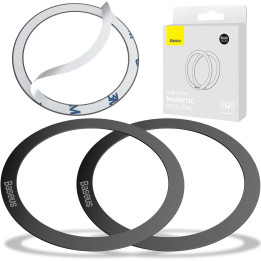 BLASZKI MAGNETYCZNE BASEUS MAGSAFE 2SZTUKI BLACK
