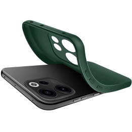 CASE SILICON OPPO RENO 15 F FS GREEN