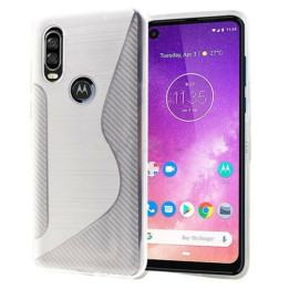 JELLY CASE MOTO ONE CLEAR