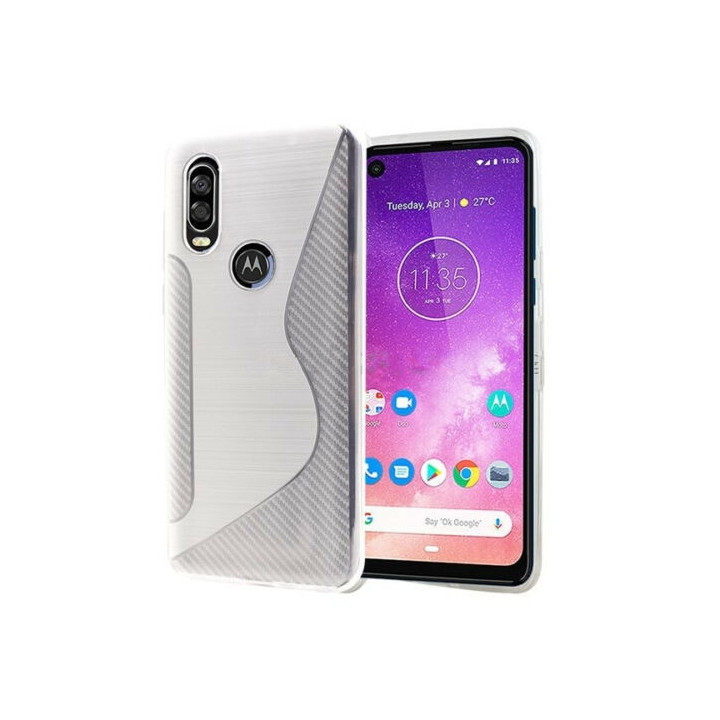 JELLY CASE MOTO ONE CLEAR