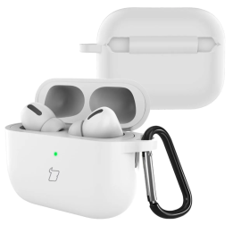CASE SILICON BIZON APPLE AIRPODS PRO 3 WHITE
