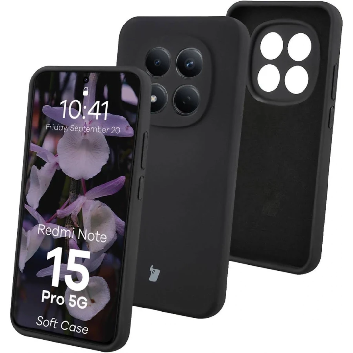 CASE BIZON SOFT XIAOMI REDMI NOTE 15 PRO 5G BLACK