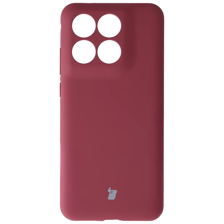 CASE SILICON MOTO EDGE 70 BORDO