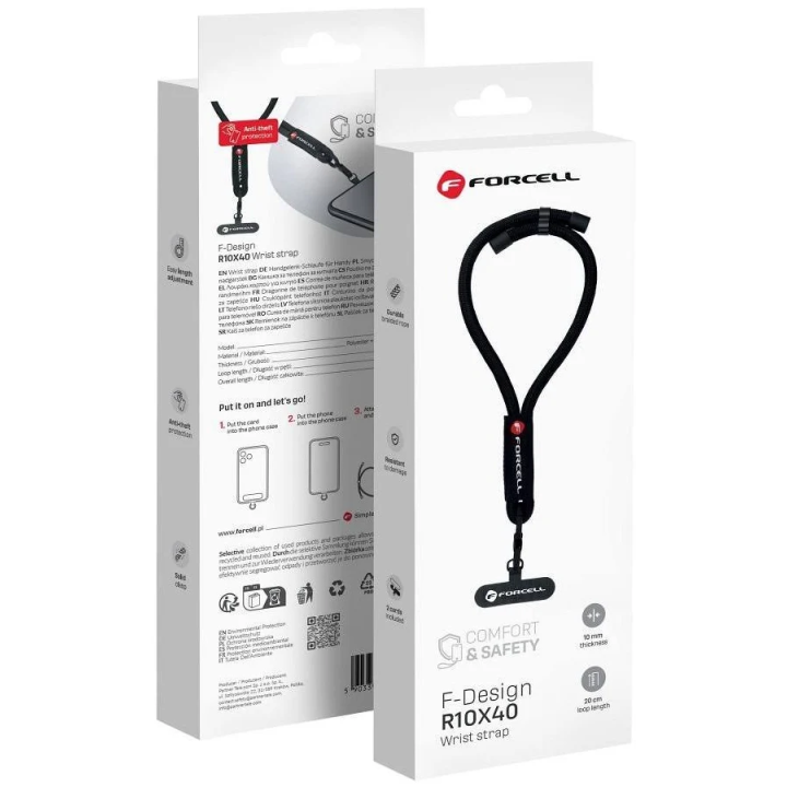 SMYCZ FORCELL NADGARSTEK BLACK