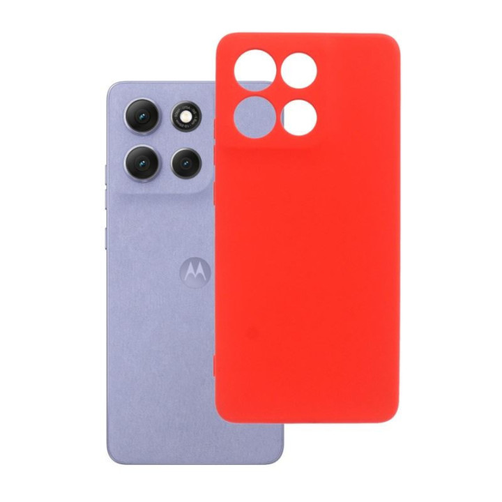 CASE SILICON MOTO G86 RED