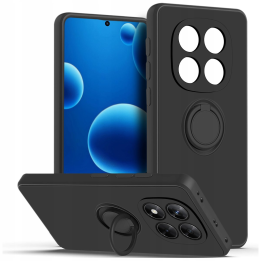 CASE SILICON RING XIAOMI NOTE 14 PRO PRO PLUS BLAC