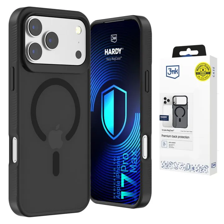 3MK CASE MISTY MAGSAFE IPHONE 17 PRO MAX BLACK