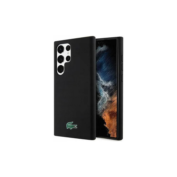 CASE LACOSTE SILICON SAM GALAXY S23 ULTRA BLACK