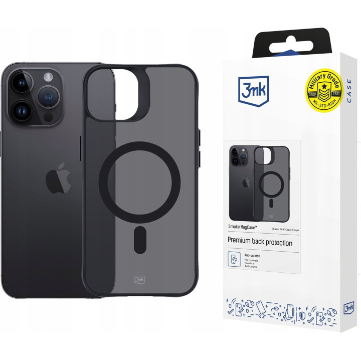 3MK CASE MISTY MAGSAFE IPHONE 14 PRO BLACK