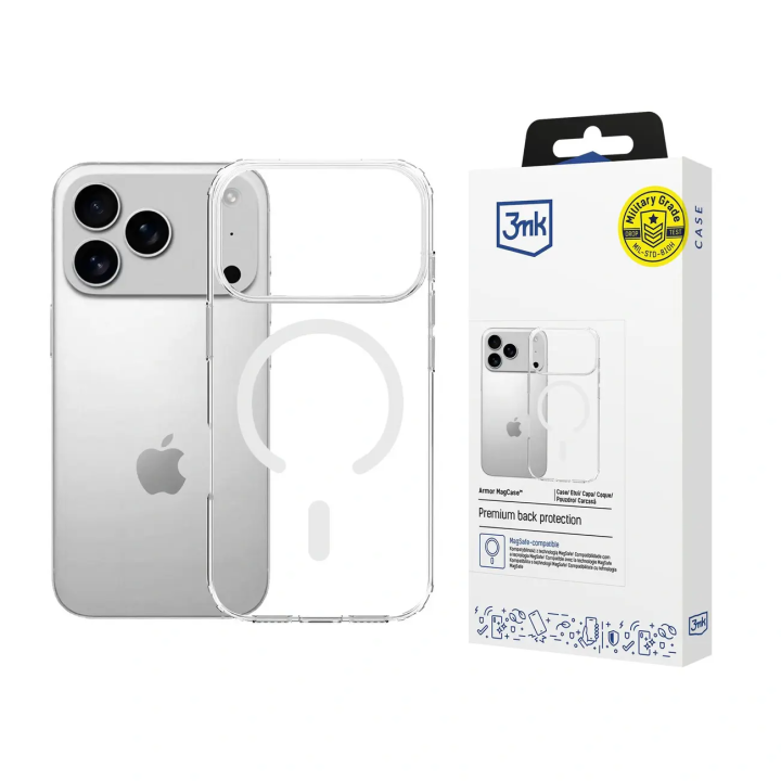 3MK ARMOR MAGCASE IPHONE 17 PRO CLEAR