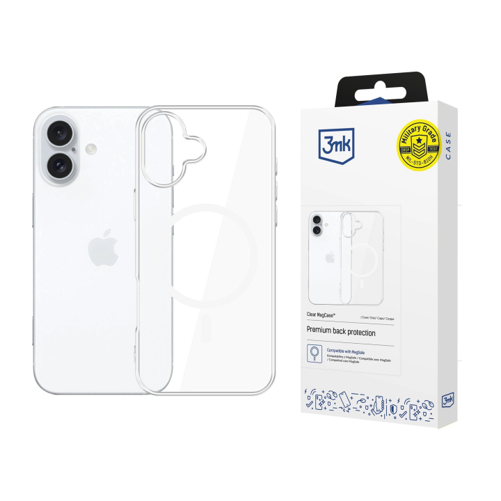 3MK ARMOR MAGCASE IPHONE 17 CLEAR