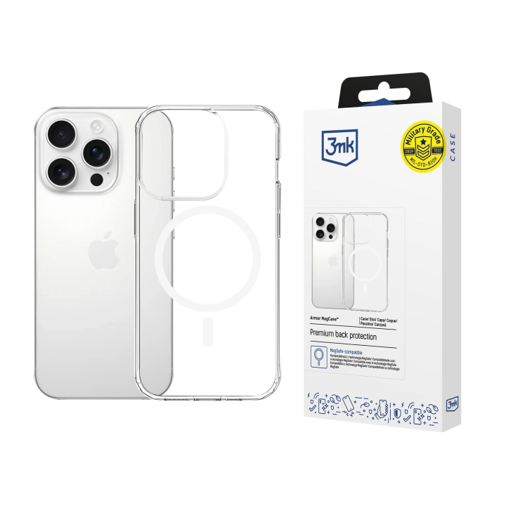 3MK ARMOR MAGCASE IPHONE 16 PRO MAX CLEAR
