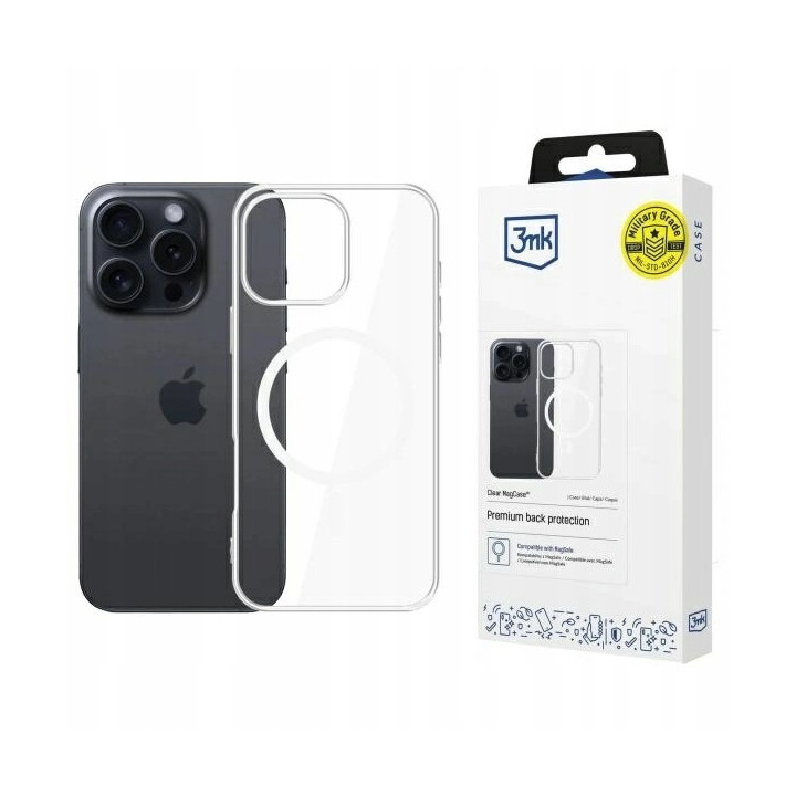 3MK ARMOR MAGCASE IPHONE 16 PRO CLEAR