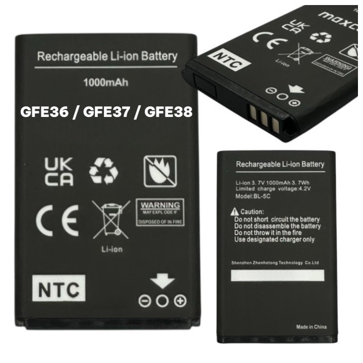BATERIA GÖTZE & JENSEN GFE36 / GFE37 / GFE38 / GFE