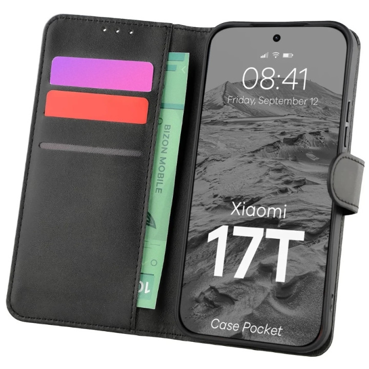 FLIP BOOK NEXERI XIAOMI 17T BLACK