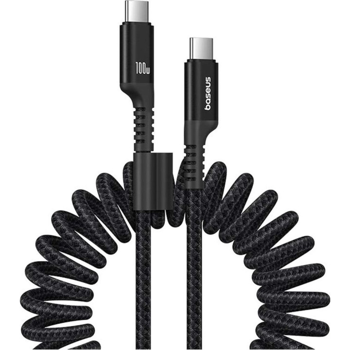 KABEL BASEUS FISH EYE SPRING USB-C USB-C PD100 1M