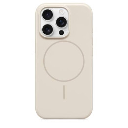 CASE SILICON MAGSAFE IPHONE 16 PRO BEIGE 