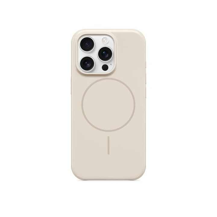 CASE SILICON MAGSAFE IPHONE 16 PRO BEIGE 