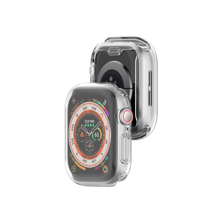 CASE BIZON APPLE WATCH 10 11 46MM CLEAR