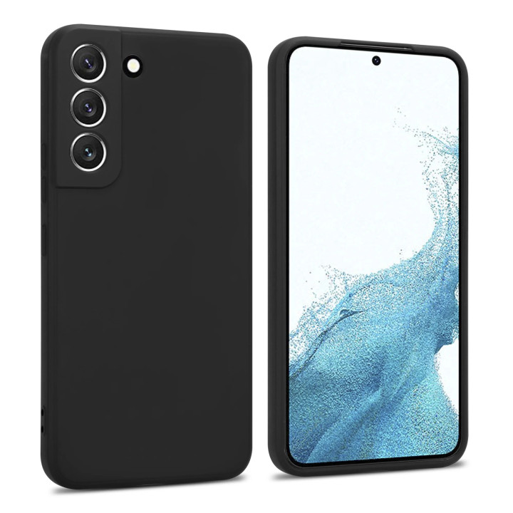 CASE SILICON SAM GALAXY S22 BLACK