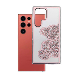 CASE TEDDY BEAR SAM GALAXY S26 ULTRA PINK