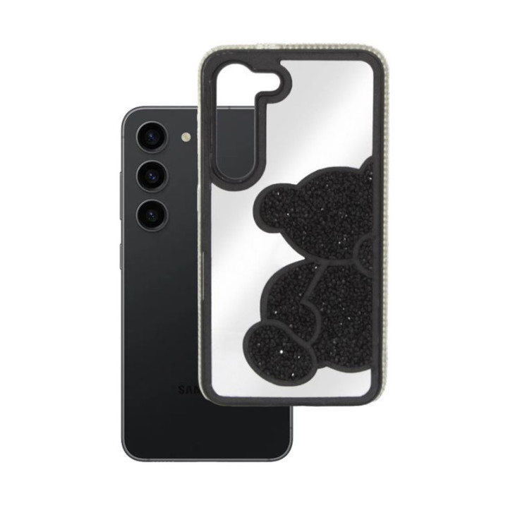 CASE TEDDY BEAR SAM GALAXY S26 BLACK