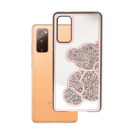 CASE TEDDY BEAR SAM GALAXY S20 FE PINK