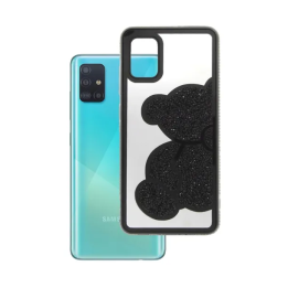 CASE TEDDY BEAR SAM GALAXY A52 BLACK