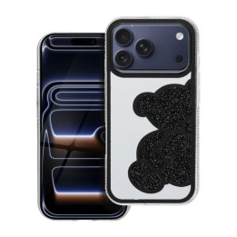 CASE TEDDY BEAR IPHONE 17 PRO BLACK