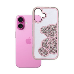 CASE TEDDY BEAR IPHONE 17 PINK
