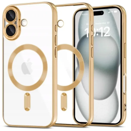 CASE GOLDEN MAGSAFE IPHONE 16 WHITE