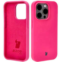 CASE BIZON SOFT IPHONE 15 PRO FUCHSIA