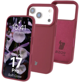 CASE BIZON SOFT IPHONE 17 PRO FUCHSIA
